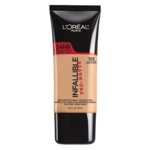 Loreal Infallible Pro-Matte Foundation, Natural Buff #103