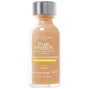 Loreal True Match Foundation, Caramel Beige W7