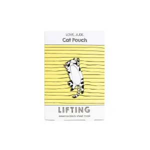Love, Jude Cat Pouch Lifting Essence Black Sheet Mask