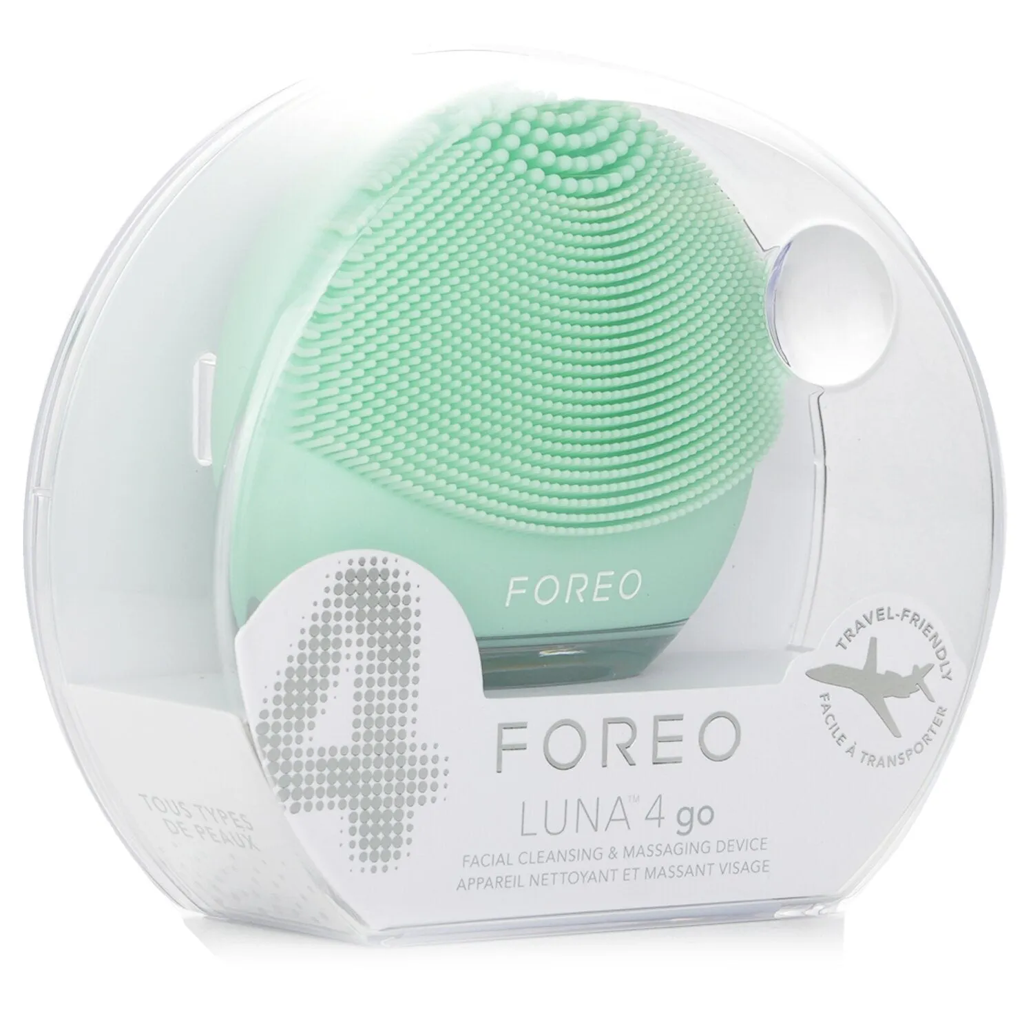 Luna 4 Go Facial Cleansing & Massaging Device - # Pistachio