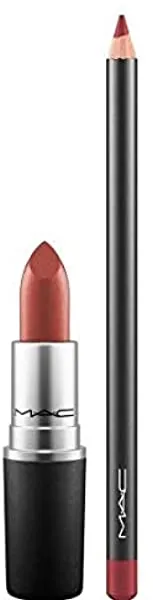 M.A.C. Cosmic Lip Duo Red ~ LIP PENCIL Brick and Lipstick Fresh Moroccan