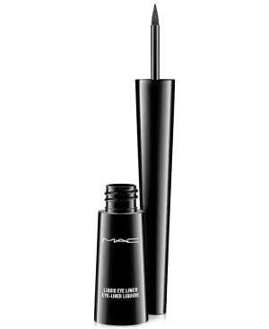 Mac Liquid Eye Liner 'Boot Black' .084oz/2.5ml New In Box Pack of 2
