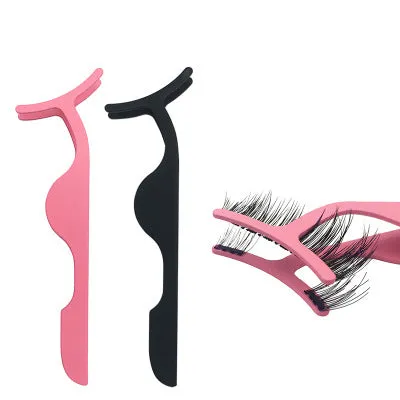Magnetic False Eyelash Applicator Tweezers Stainless Steel