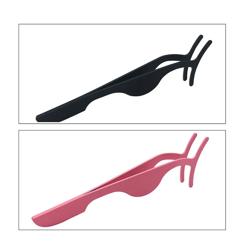 Magnetic False Eyelash Applicator Tweezers Stainless Steel
