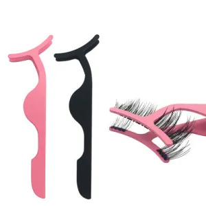 Magnetic False Eyelash Applicator Tweezers Stainless Steel