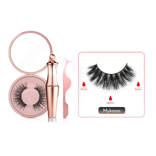 Magnetic Liquid Eyeliner & Magnetic False Eyelashes