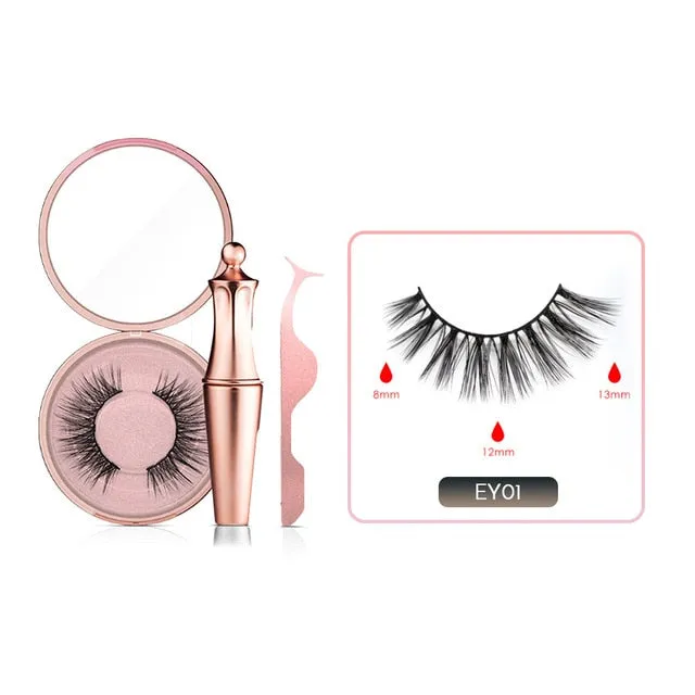 Magnetic Liquid Eyeliner & Magnetic False Eyelashes