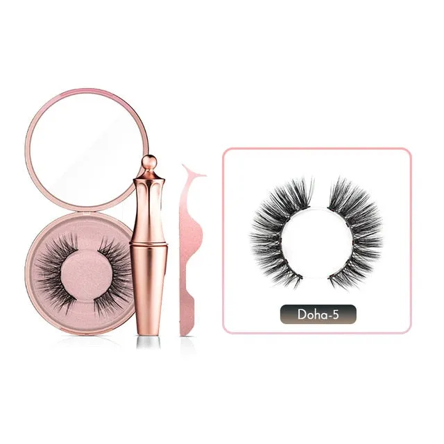 Magnetic Liquid Eyeliner & Magnetic False Eyelashes