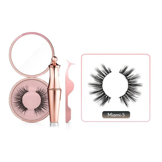 Magnetic Liquid Eyeliner & Magnetic False Eyelashes