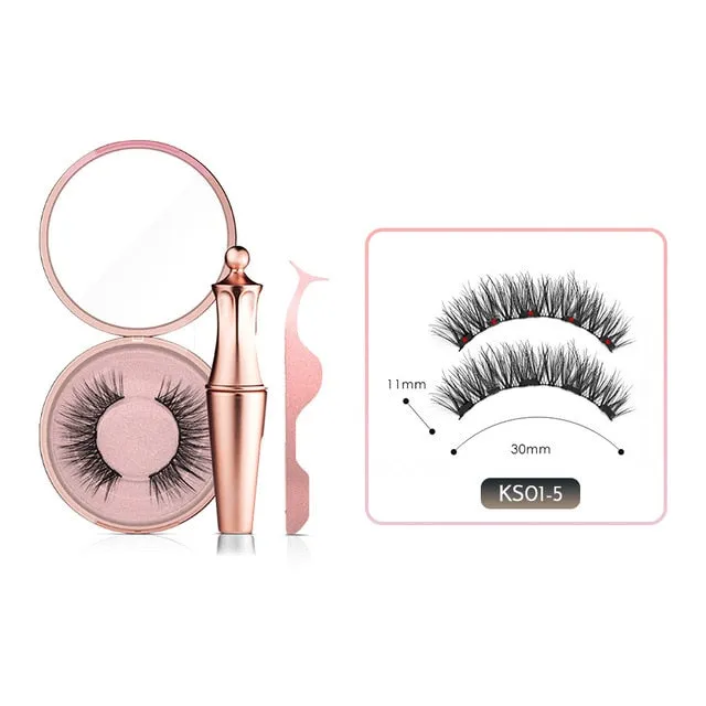 Magnetic Liquid Eyeliner & Magnetic False Eyelashes