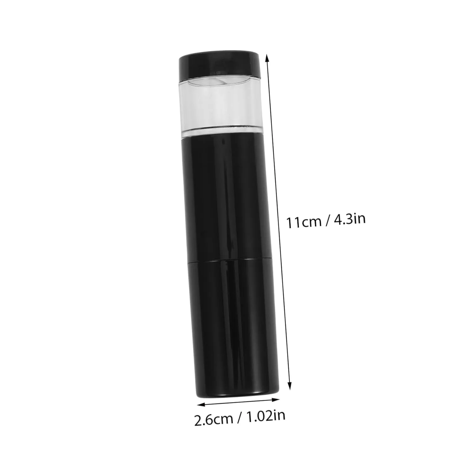 Makeup Brush Portable Powder Brush Refillable Loose Powder Bottle Face Blush Applicator
