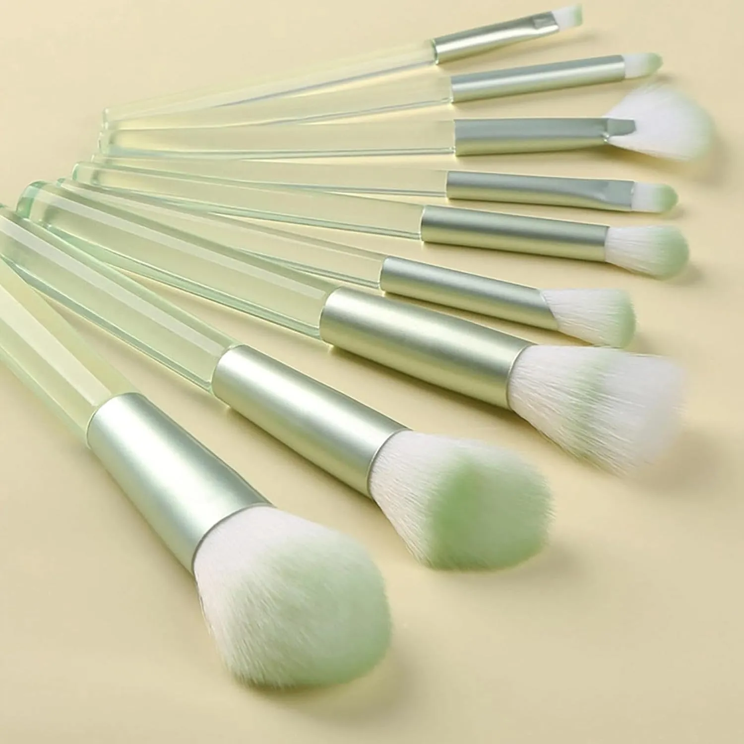 Makeup Brush Set with Organizer Bag, 9 Pcs Synthetic Premium Foundation Brush,Eyeshadow Eyeliner Contour Concealer Powder Blending Brushes,Gifts for Mom