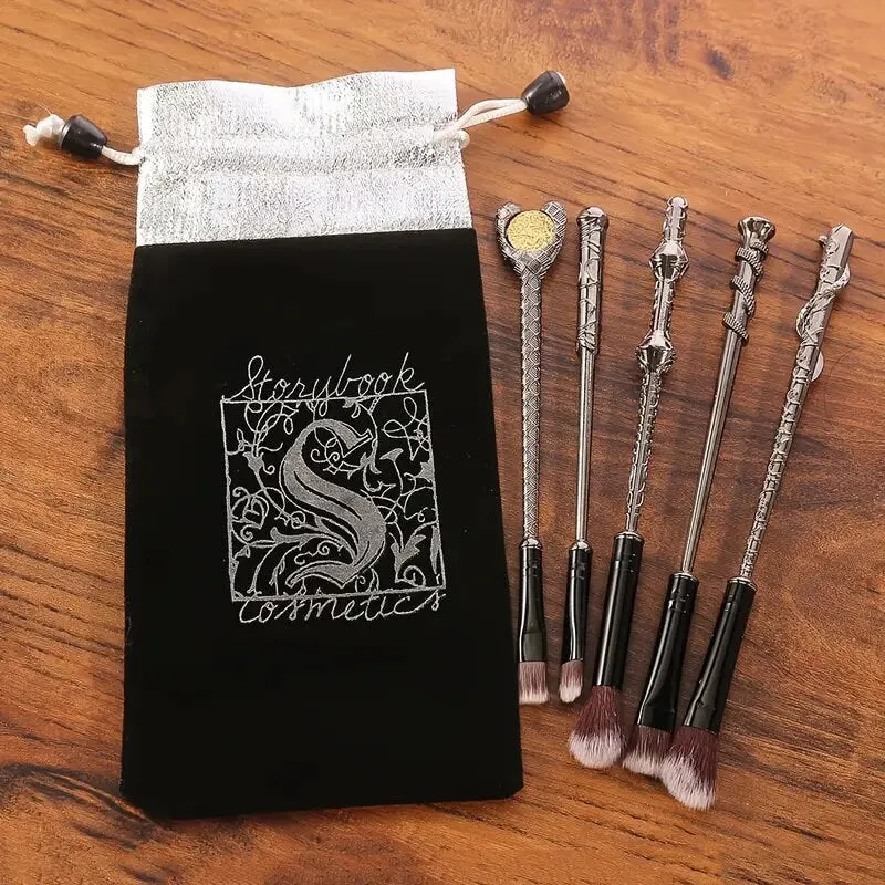 Makeup Brushes Set | 5pcs Wand Makeup Brush With Eyeshadow Brushblush Concealer Fantasy Foundation Make Up Kit For Women Girls Gift