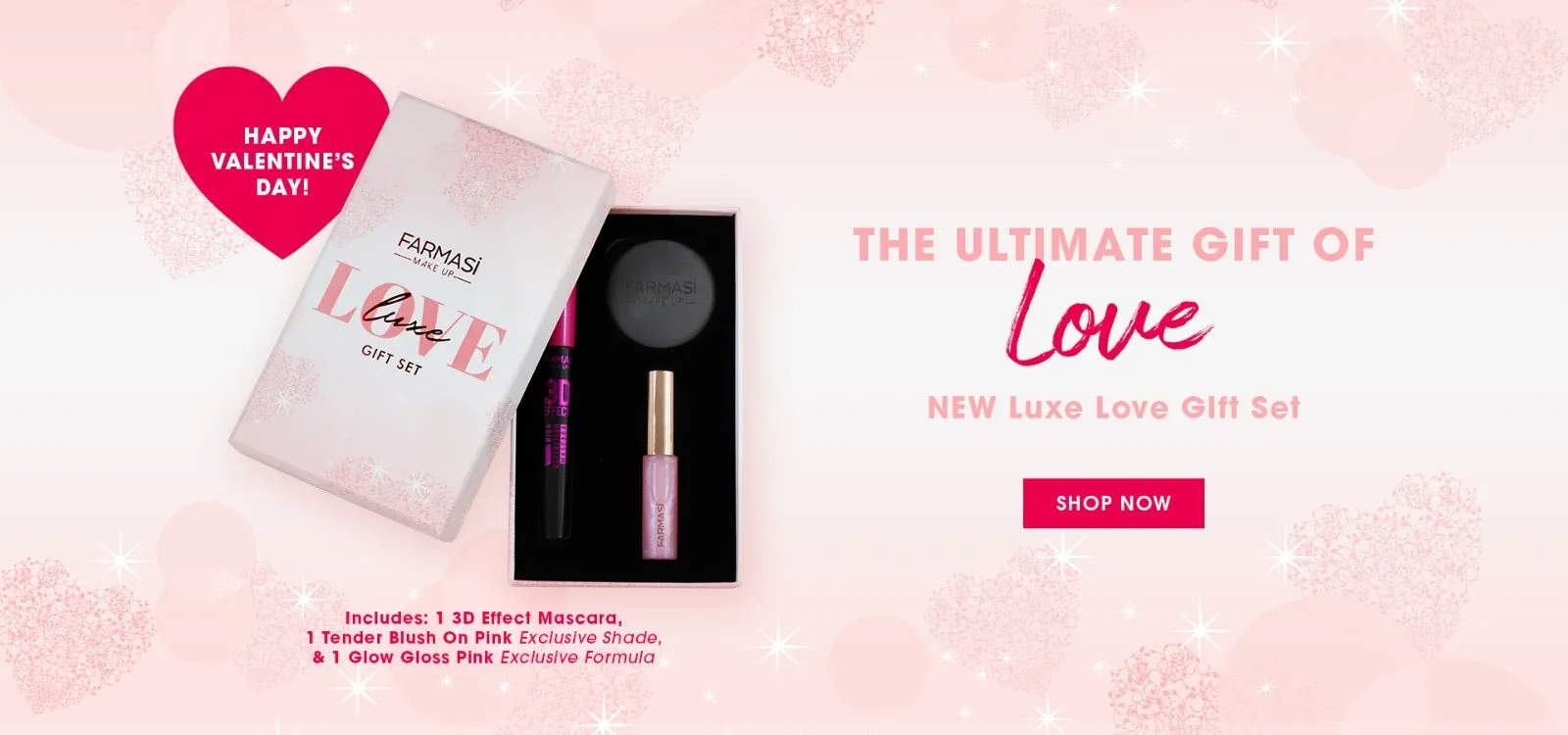Makeup Set Love Luxe | Farmasi Set of 3