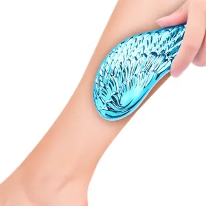 Manual Nano Hair Eraser Painless Hair Remover Tool for Back Arms Legs -Blue