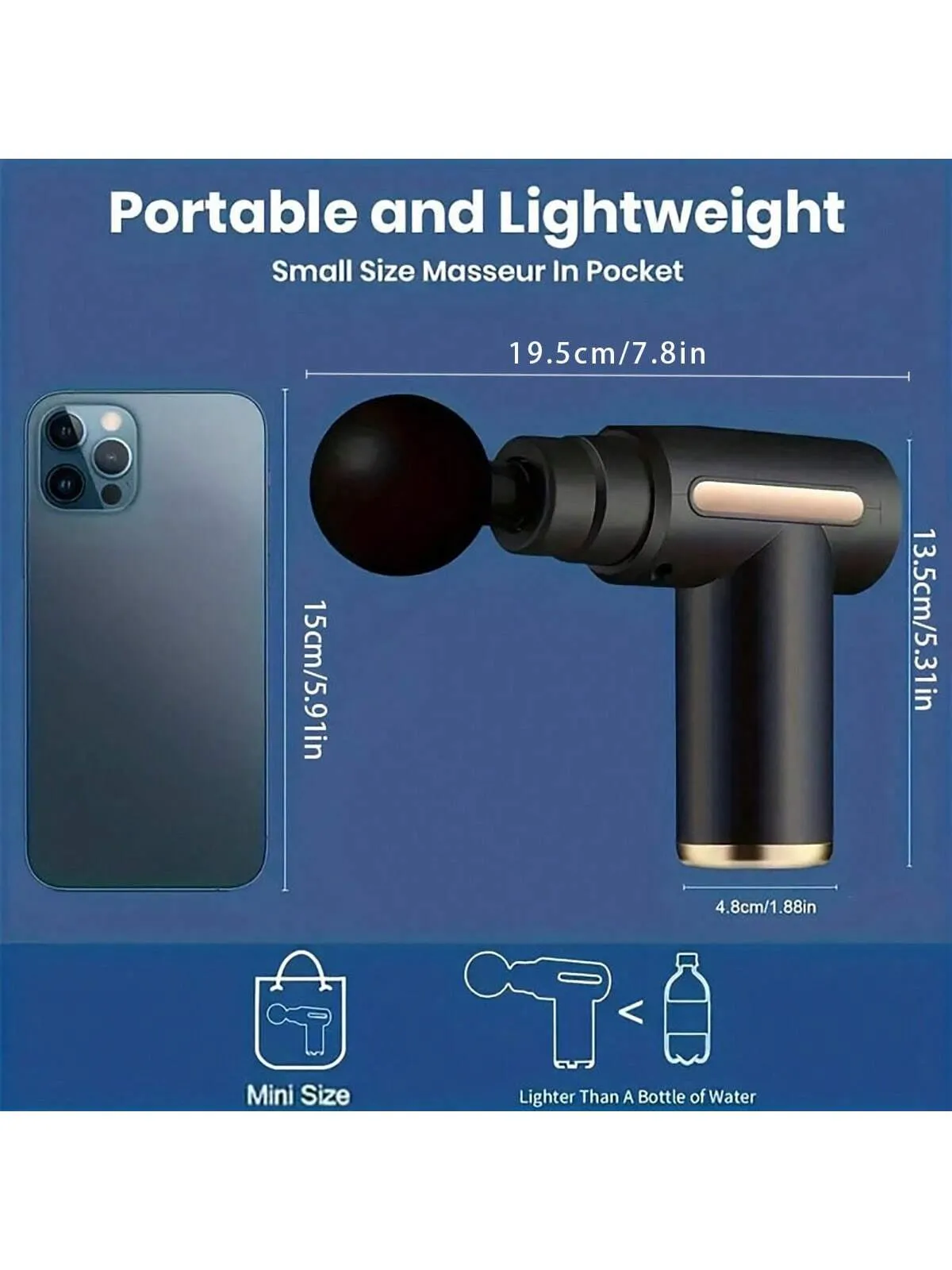 Massage Gun Muscle Relaxation Massager For Body Neck Back Relaxation Fitness Portable Massage Device