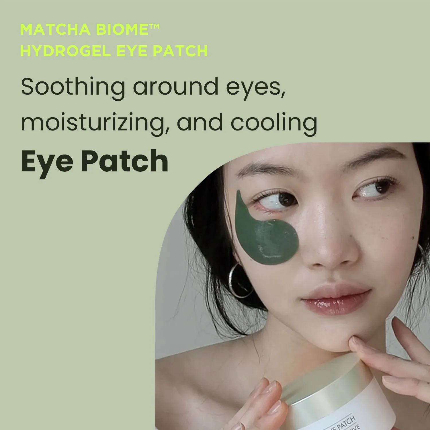 Matcha Biome Hydrogel Eye Patch 1.4g/0.05oz *60pcs