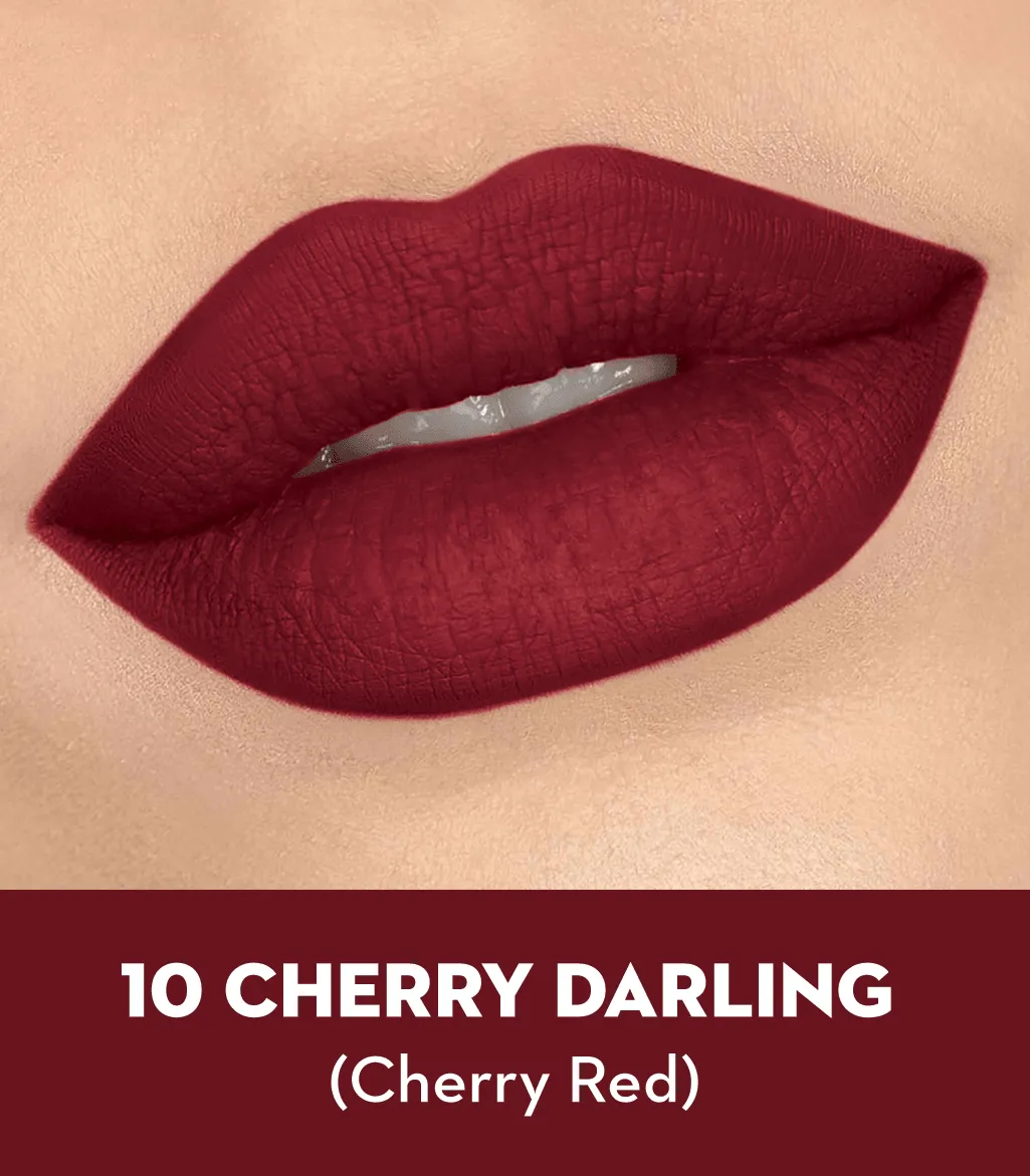 Matte As Hell Crayon Lipstick - 10 Cherry Darling