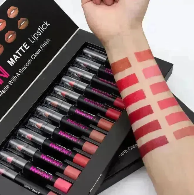 Matte Lipstick Waterproof Long-lasting Velvet Lipstick Set