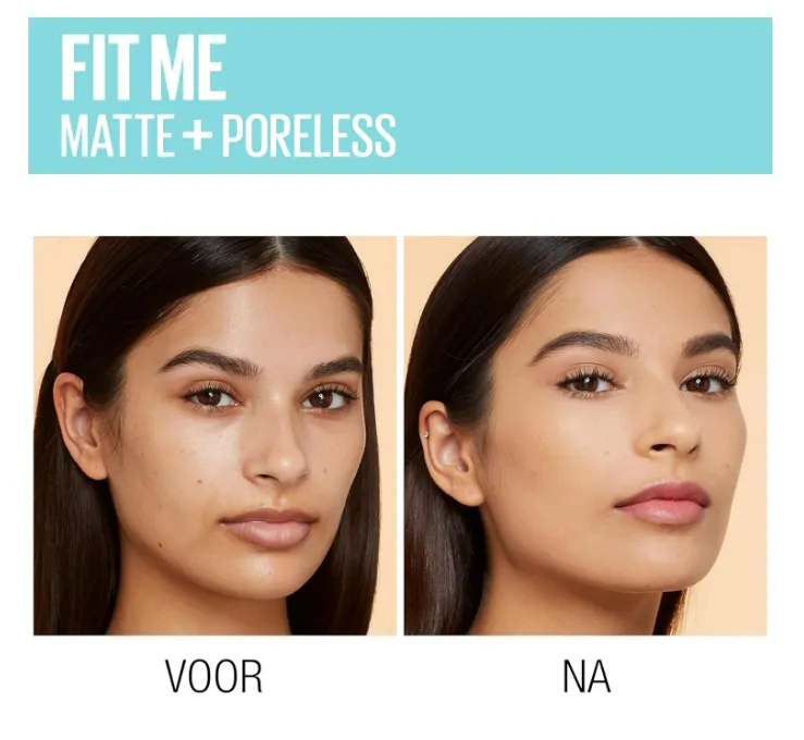 Maybelline New York Fit Me Matte & Poreless Foundation 128 Warm Nude 30ml