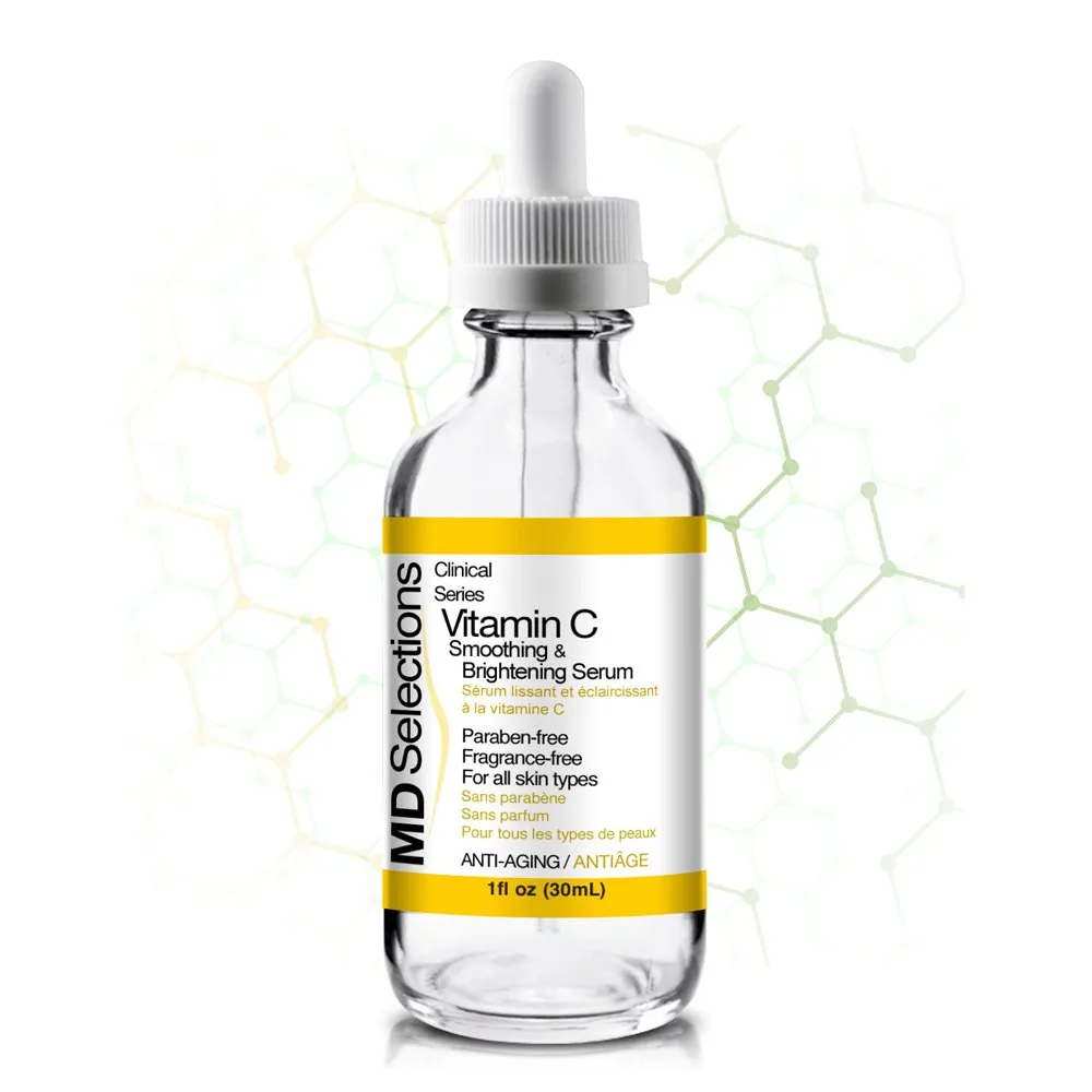 MD Selections Vitamin C/Retinol & Ferulic Serum Set for Face | Day & Night Serum, 2 oz