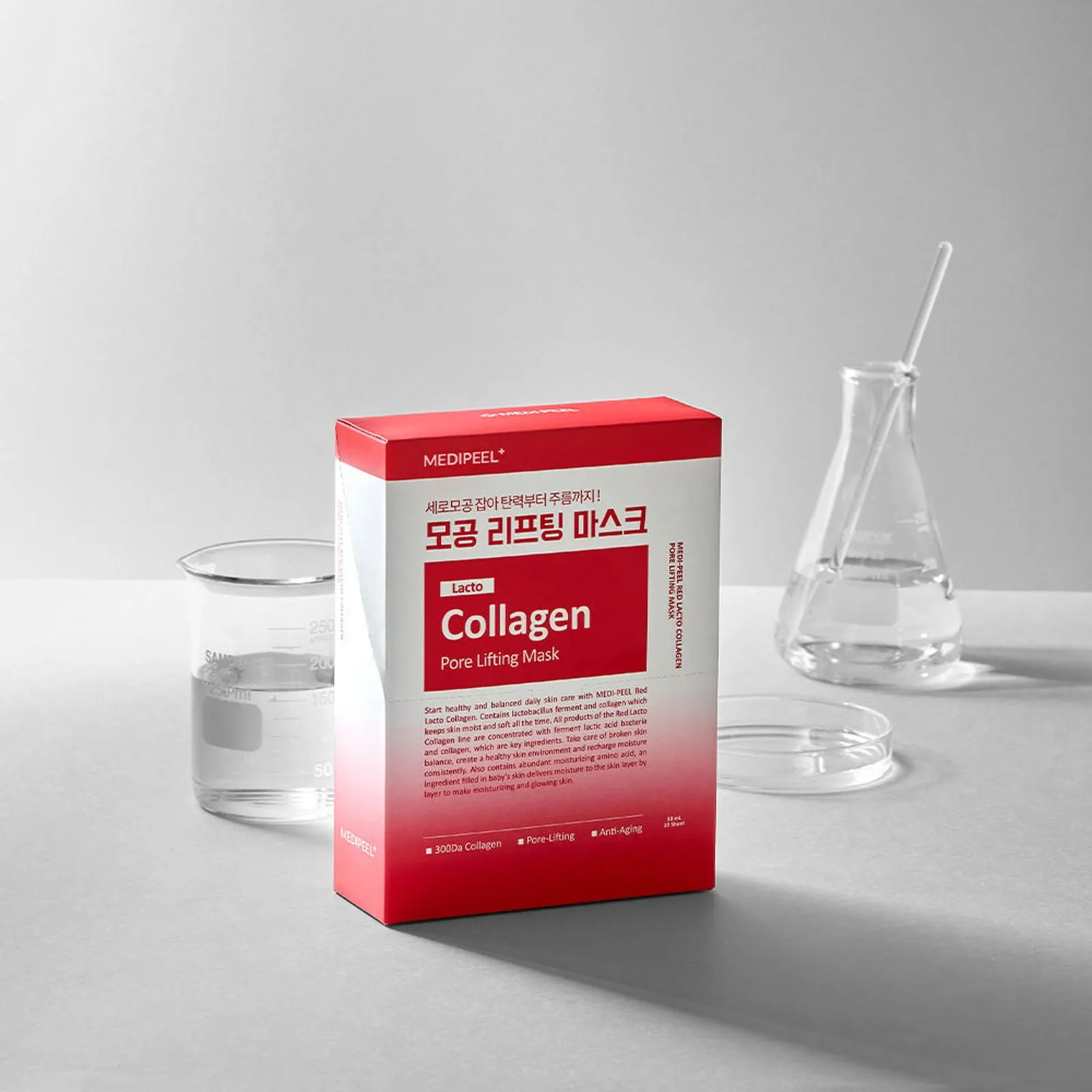 MEDI-PEEL Red Lacto Collagen Pore Lifting Mask Sheet 30mlx10ea