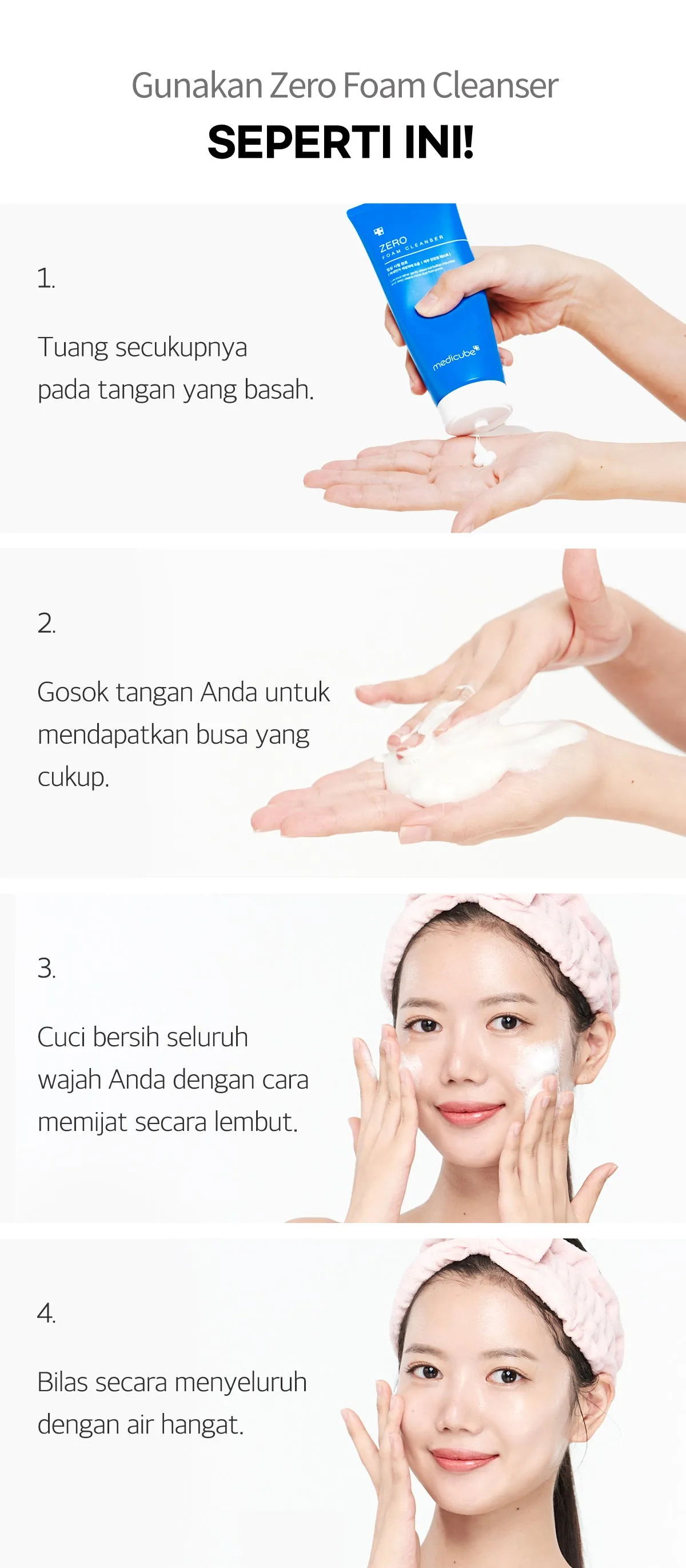 MEDICUBE Zero Foam Cleanser (120gr)