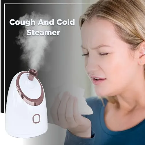 MEDITIVE Facial Steamer for Skin care, cough and cold. it's 100 ml Warm Mist Vaporizer and Inhaler for adult and children