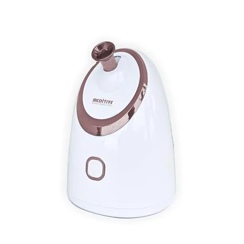 MEDITIVE Facial Steamer for Skin care, cough and cold. it's 100 ml Warm Mist Vaporizer and Inhaler for adult and children