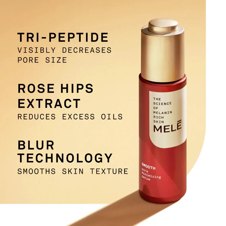 MELE The Sctience Of Melanin Rich Skin Enhance Smooth Pore Minimizing Serum سيروم البشرة