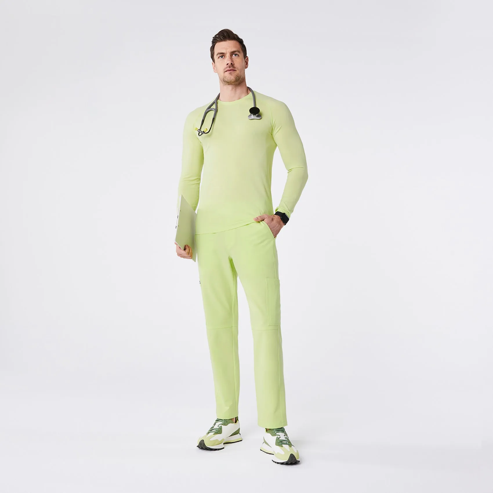 men's Sea Mist Makato Seamless - Longsleeve Underscrub
