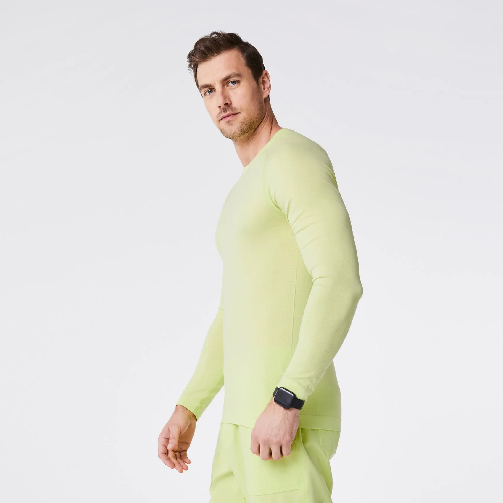 men's Sea Mist Makato Seamless - Longsleeve Underscrub