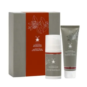 MÜHLE Sandalwood Shaving Cream & Aftershave Balm Set