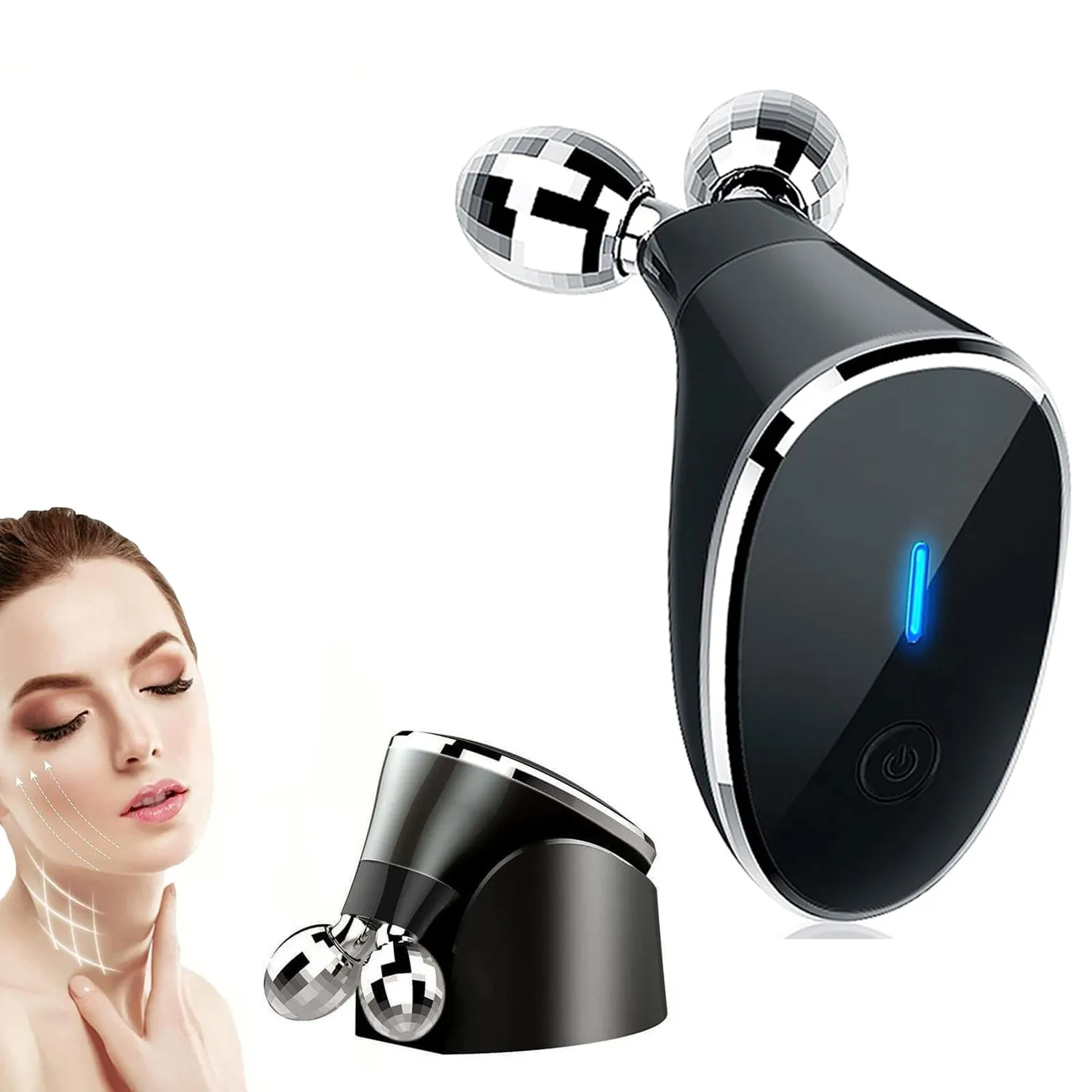 Microcurrent Facial Device Face Massager Roller (1 Pc)