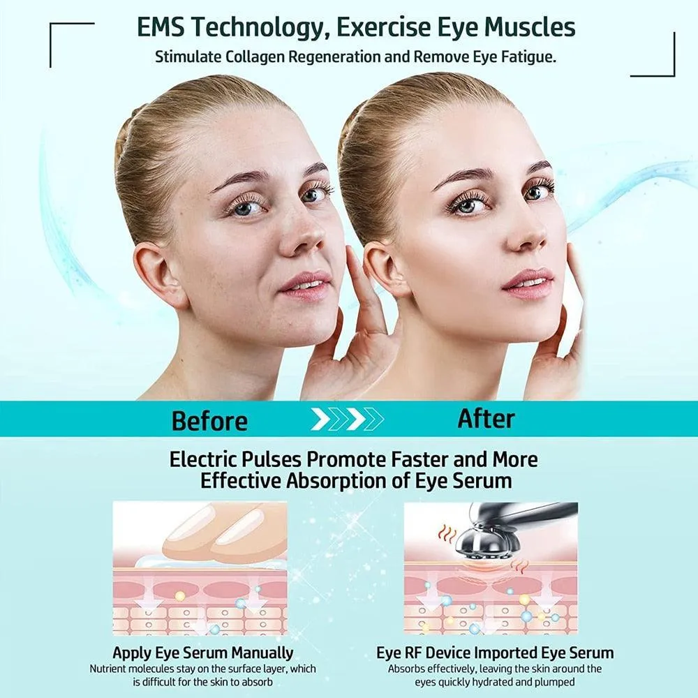 Microcurrent Facial Device RF Radio Frequency Eye Skin Tighten & Anti