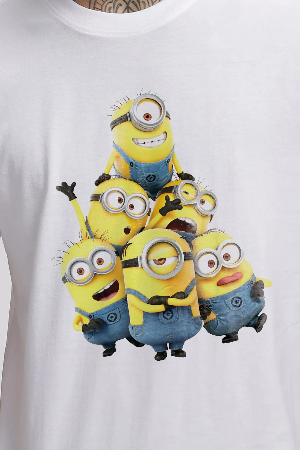 MINIOONS GRAPHIC WHITE T-SHIRT