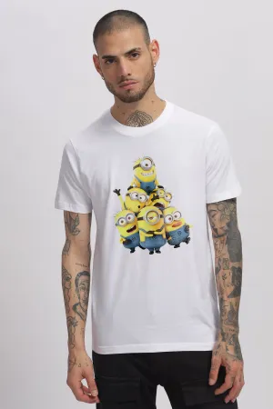 MINIOONS GRAPHIC WHITE T-SHIRT