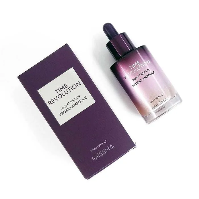 Missha Time Revolution Night Repair PROBIO Ampoule (anti-aging), 50ml *new packaging