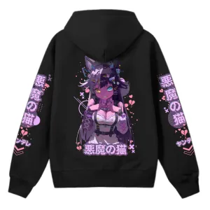 Miwo Demon Cat Hoodie