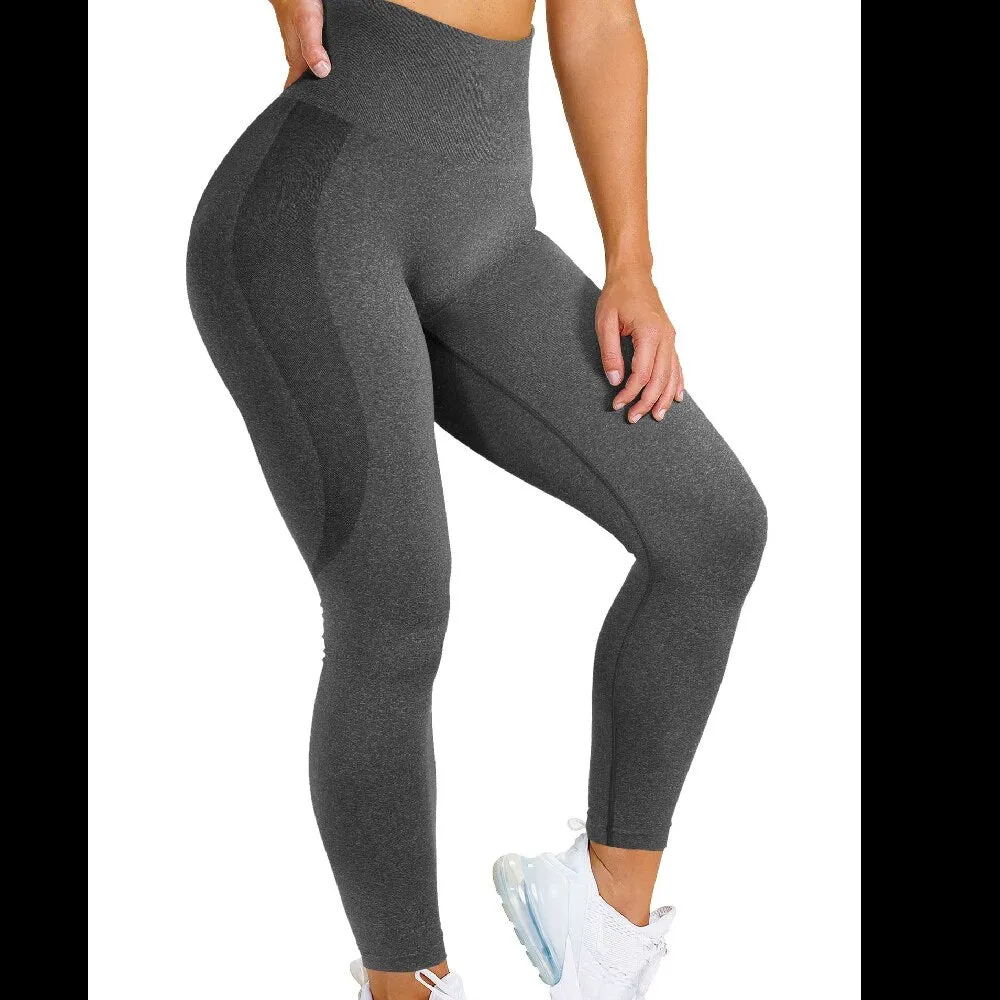 MOCHA Contour Seamless Leggings Womens Butt&#39; Lift Curves Workout Tights Yoga Pants Gym Outfits Fitness Clothing Sports Wear Pink