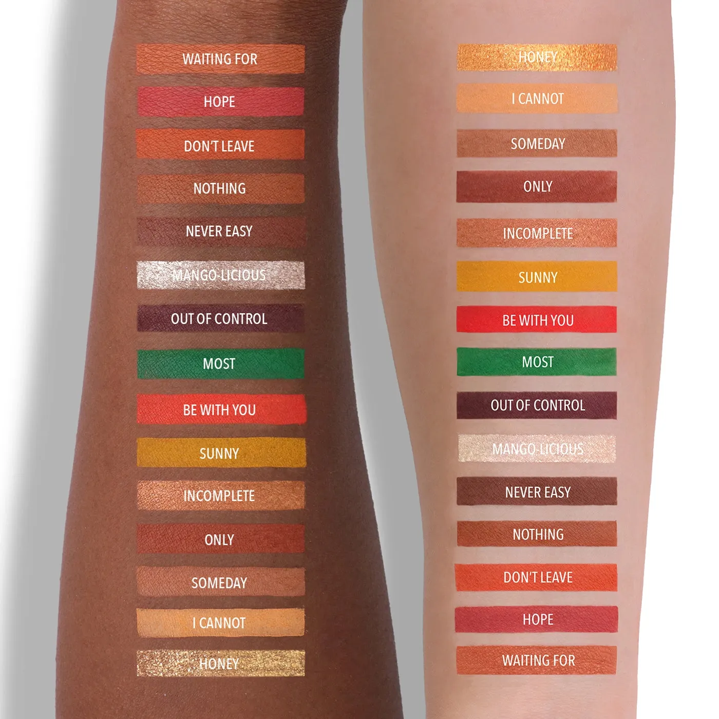 Moira Pressed Pigment Palette - You're Mango-Nificent