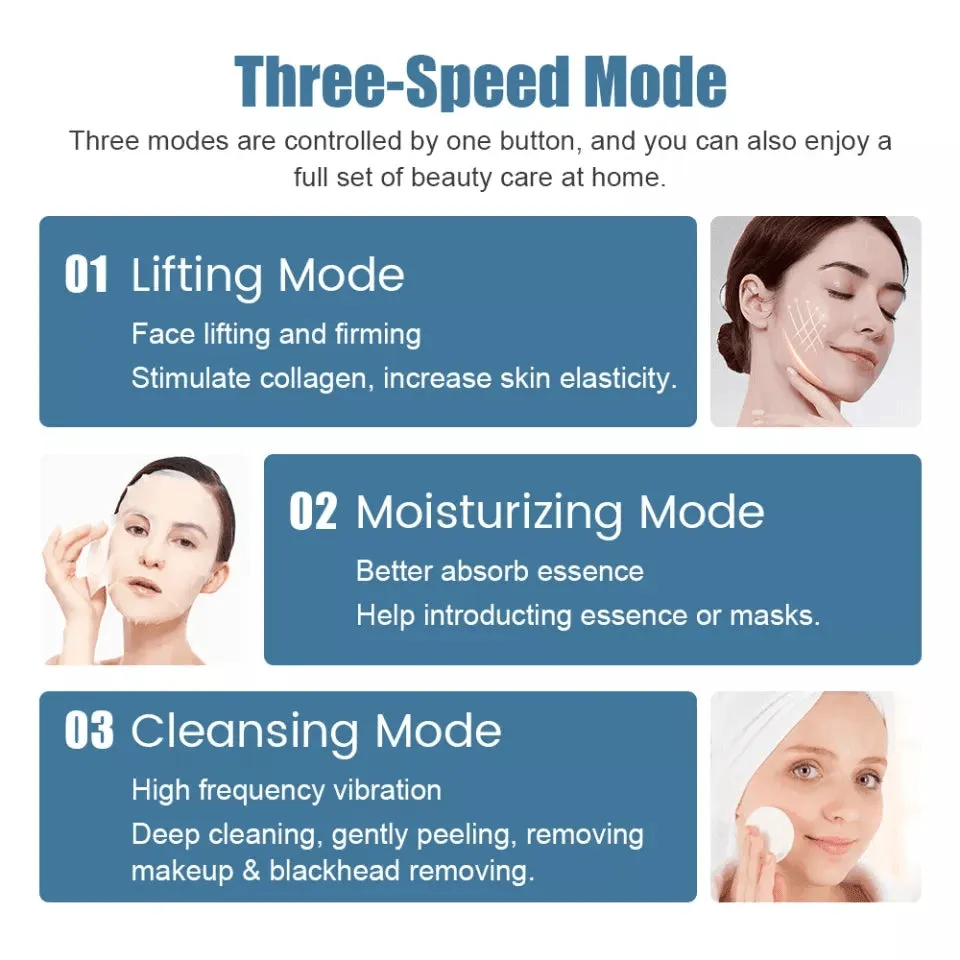 Moisturizing & Facial Cleanser 3 In 1 Skin Care Machine
