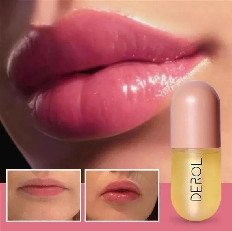 Moisturizing Plumping Lip Gloss - Lip Plumper Enhancer for Repairing, Reducing Lip Fine Lines. Mask Lips Care Serum Oil for Lip Pump Makeup.