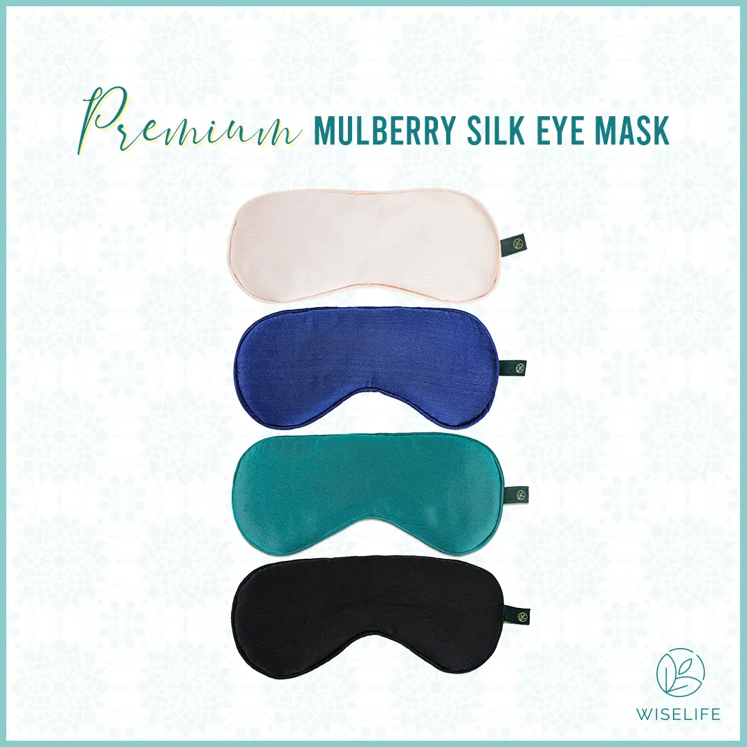 Mulberry Silk Eye Mask - Set of 4
