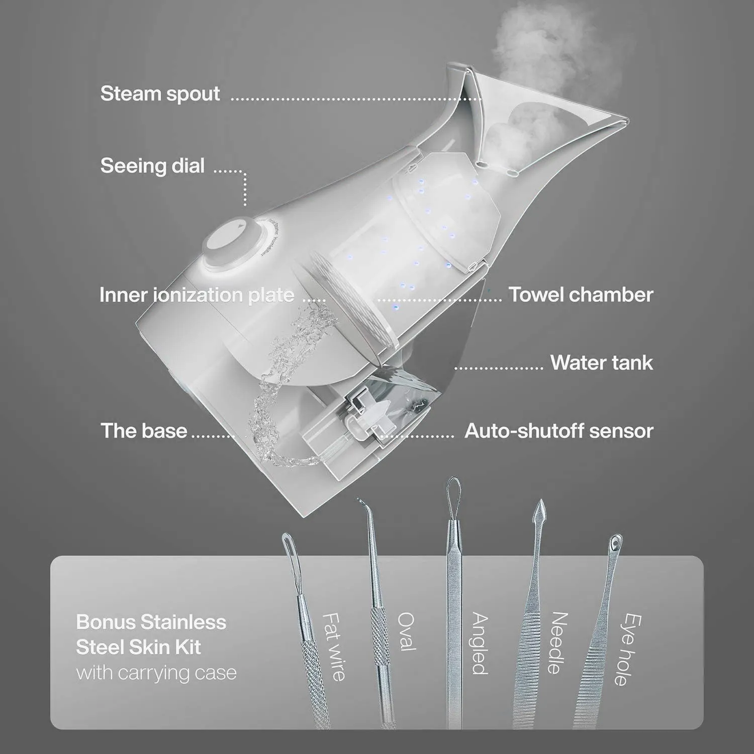 NanoSteamer 3-in-1 Ionic Facial Steamer