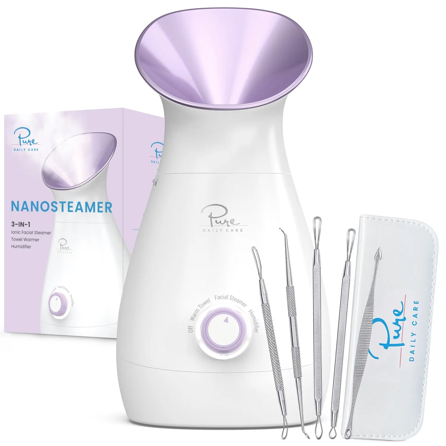 NanoSteamer 3-in-1 Ionic Facial Steamer