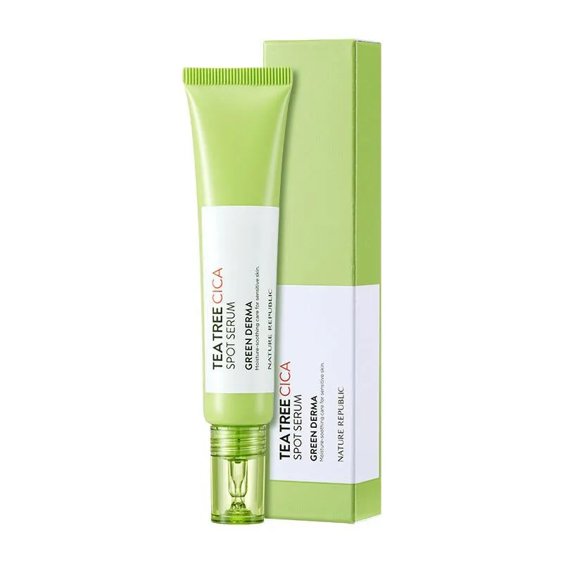 NATURE REPUBLIC Green Derma Tea Tree Cica Spot Serum سيرم مرطب ومهدئ للبشرة