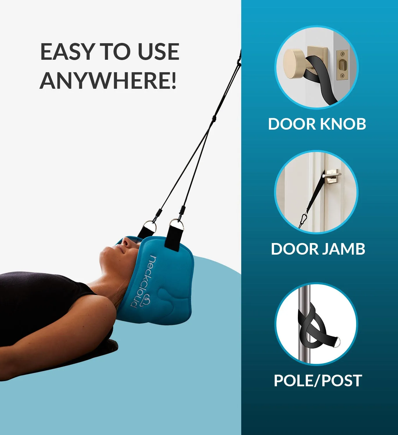 Neck Cloud Cervical Traction Device: Your Portable Hammock for Instant Neck Pain Relief and Relaxation