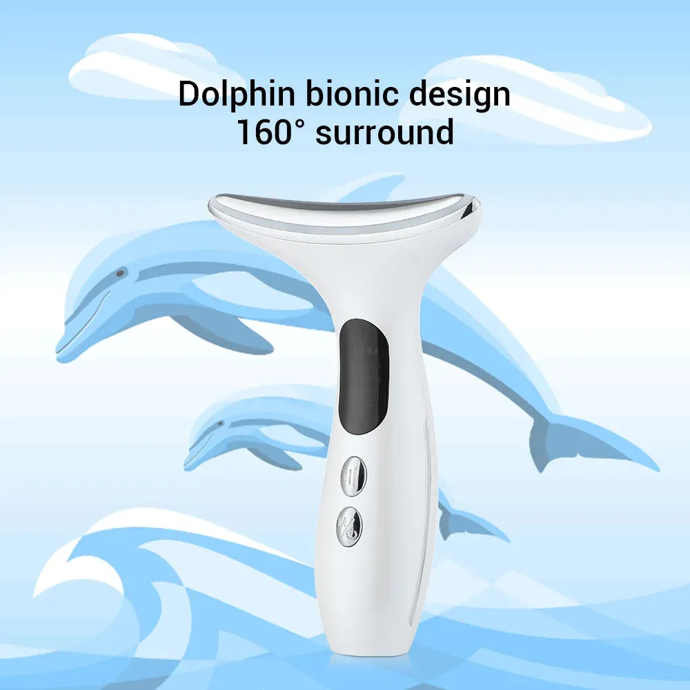 Neck Face Skin LED Photon Therapy:Featuring four modes and three intensity adjustments, it accelerates blood circulation, promotes collagen production, dredges meridians, shrinks pores, and rejuvenates the skin for a youthful appearance.