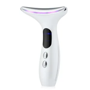 Neck Face Skin LED Photon Therapy:Featuring four modes and three intensity adjustments, it accelerates blood circulation, promotes collagen production, dredges meridians, shrinks pores, and rejuvenates the skin for a youthful appearance.